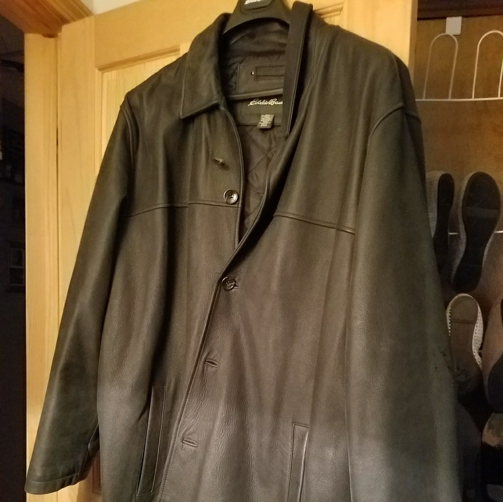 leather dress jacket